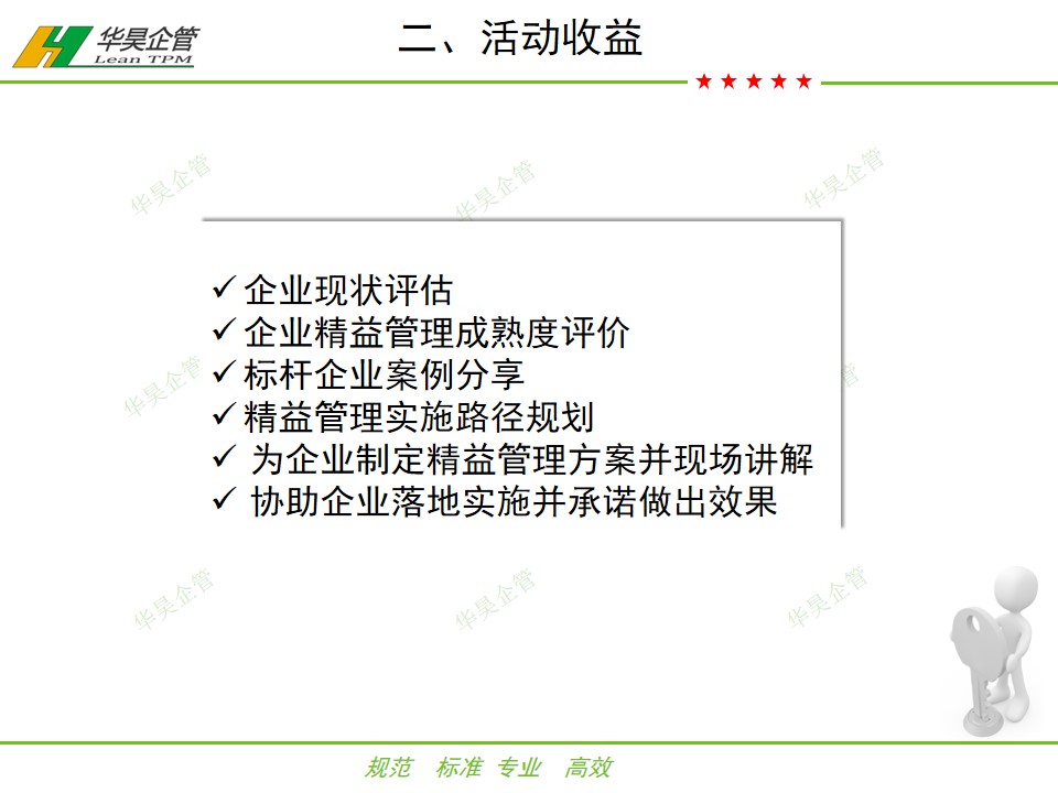 華昊企管精益公益行——100家企業(yè)免費(fèi)診斷